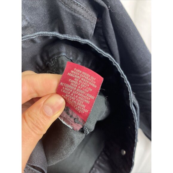 Carreli Jeans Vintage Black Jean Jacket Womens Size M - Picture 6 of 10